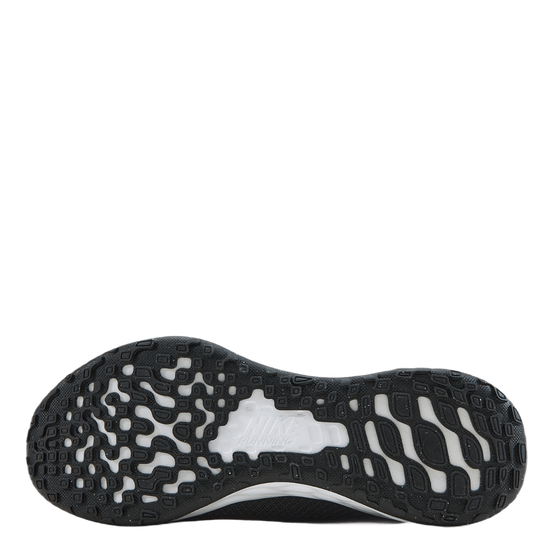 Revolution 6 Big Kids' Road Running Shoes BLACK/HYPER PINK-PINK FOAM