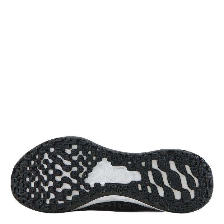 Revolution 6 Big Kids' Road Running Shoes BLACK/HYPER PINK-PINK FOAM