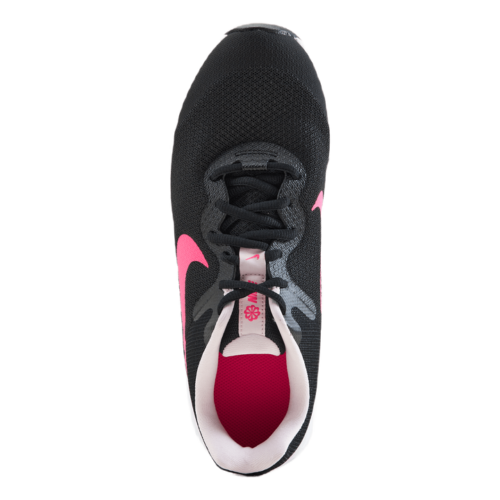 Revolution 6 Big Kids' Road Running Shoes BLACK/HYPER PINK-PINK FOAM