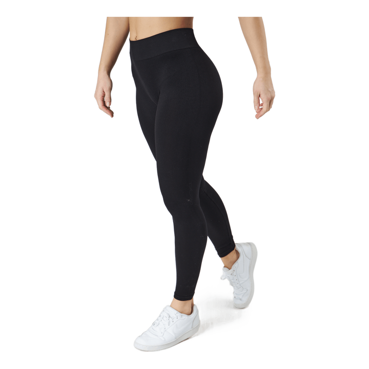Pcsymmi Rib Leggings  Bc Black