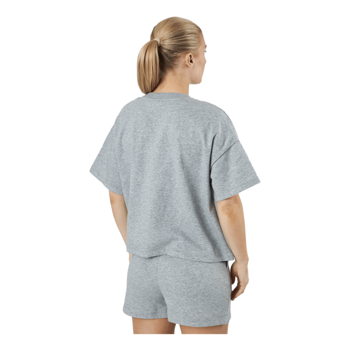 Pcchilli Summer 2/4 Loose Swea Light Grey Melange