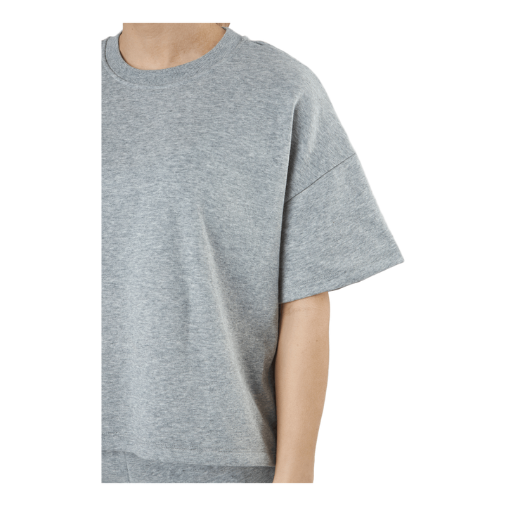 Pcchilli Summer 2/4 Loose Swea Light Grey Melange