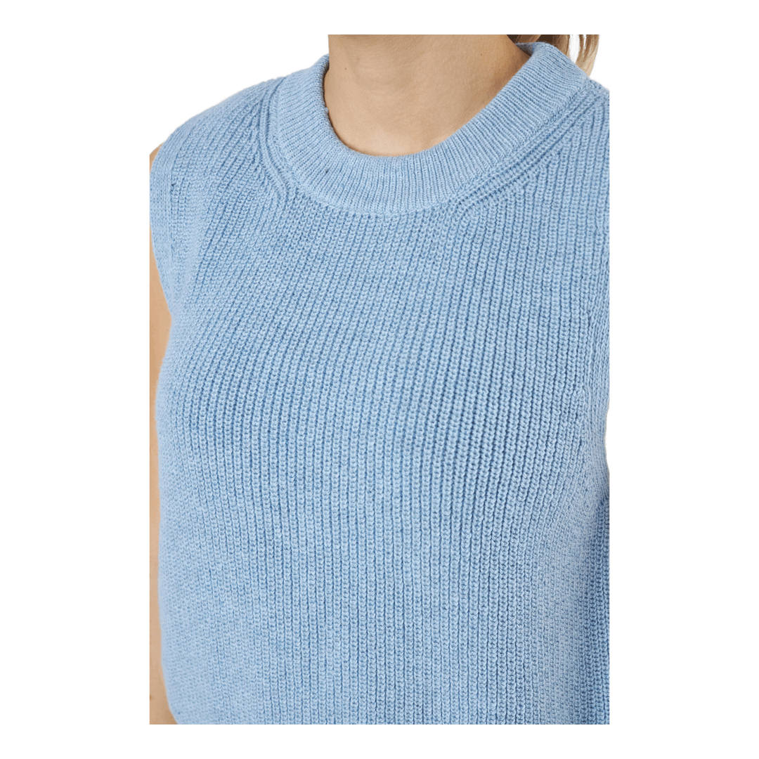Onlparis Life Vest Knt Sky Blue