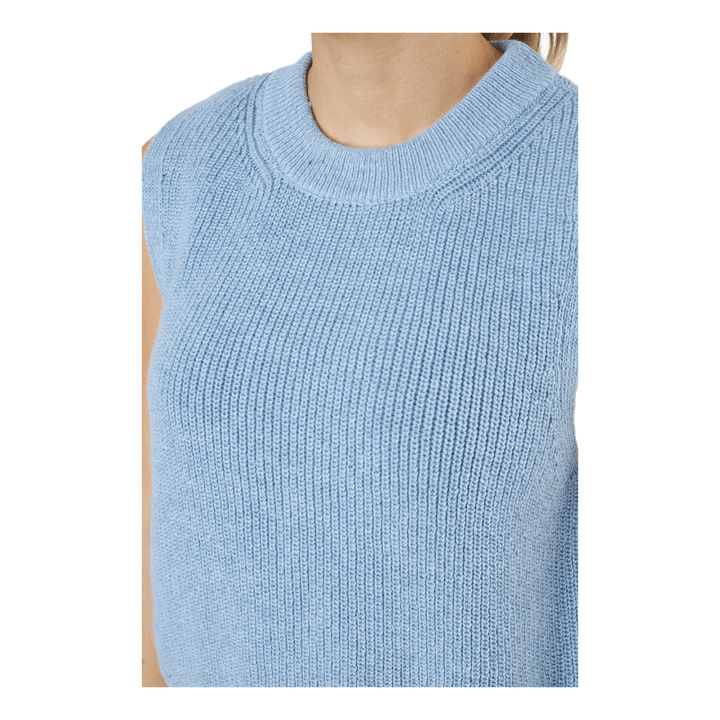 Onlparis Life Vest Knt Sky Blue