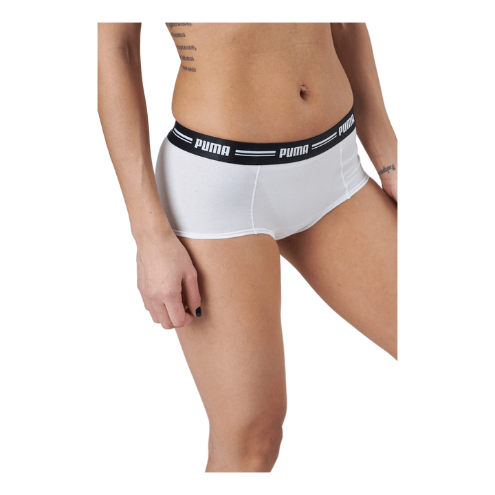 Puma Women Mini Short 2p Pack White / White