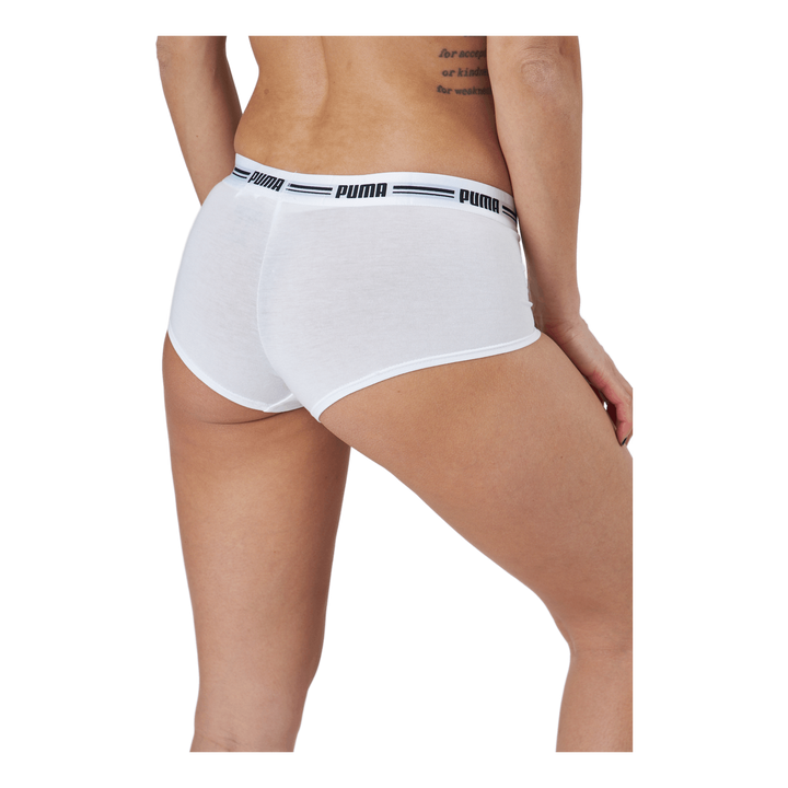 Puma Women Mini Short 2p Pack White / White