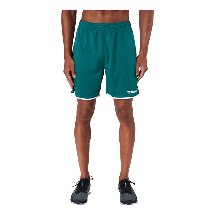 Hmlauthentic Poly Shorts Evergreen