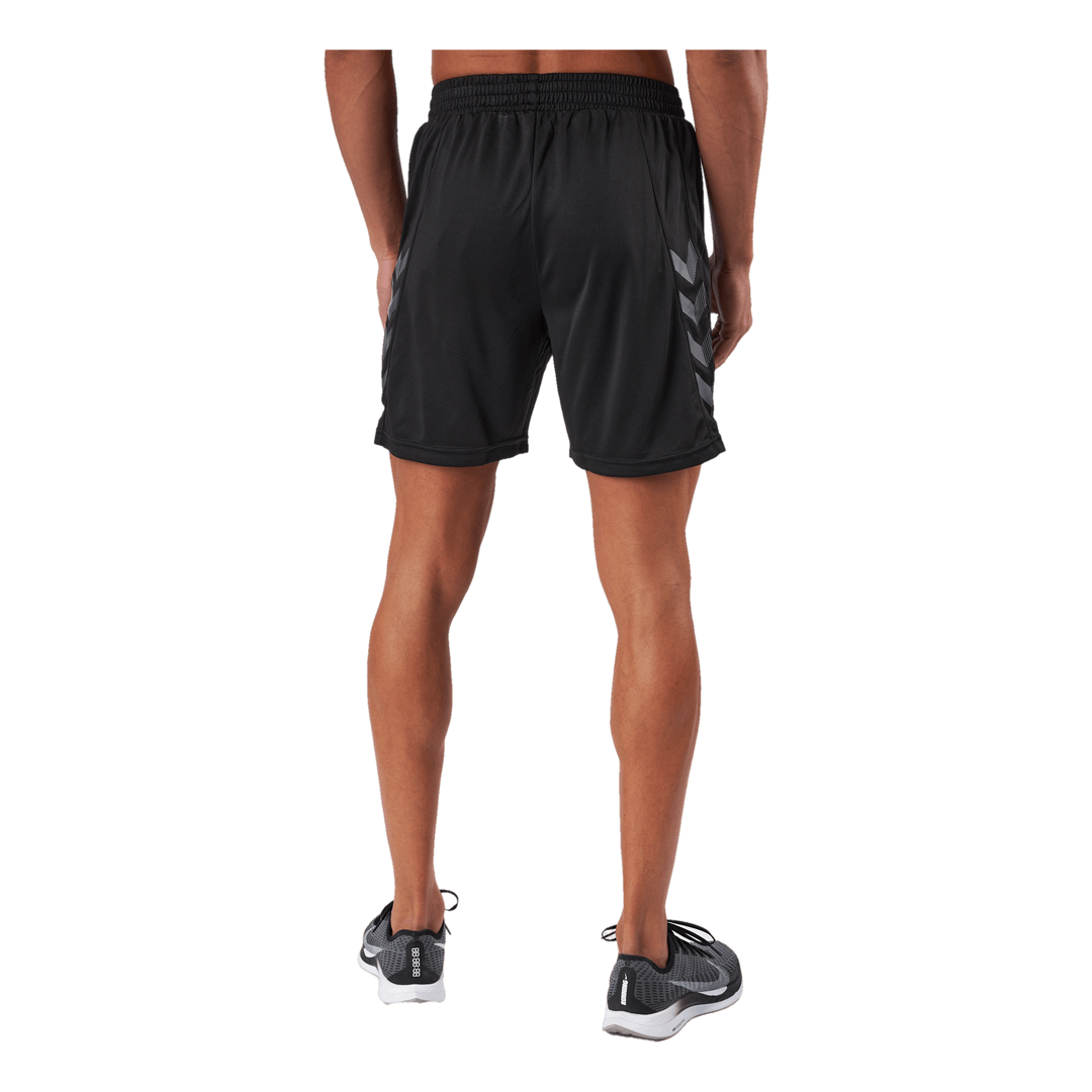 Hmlongrid Poly Shorts Jet Black/forged Iron