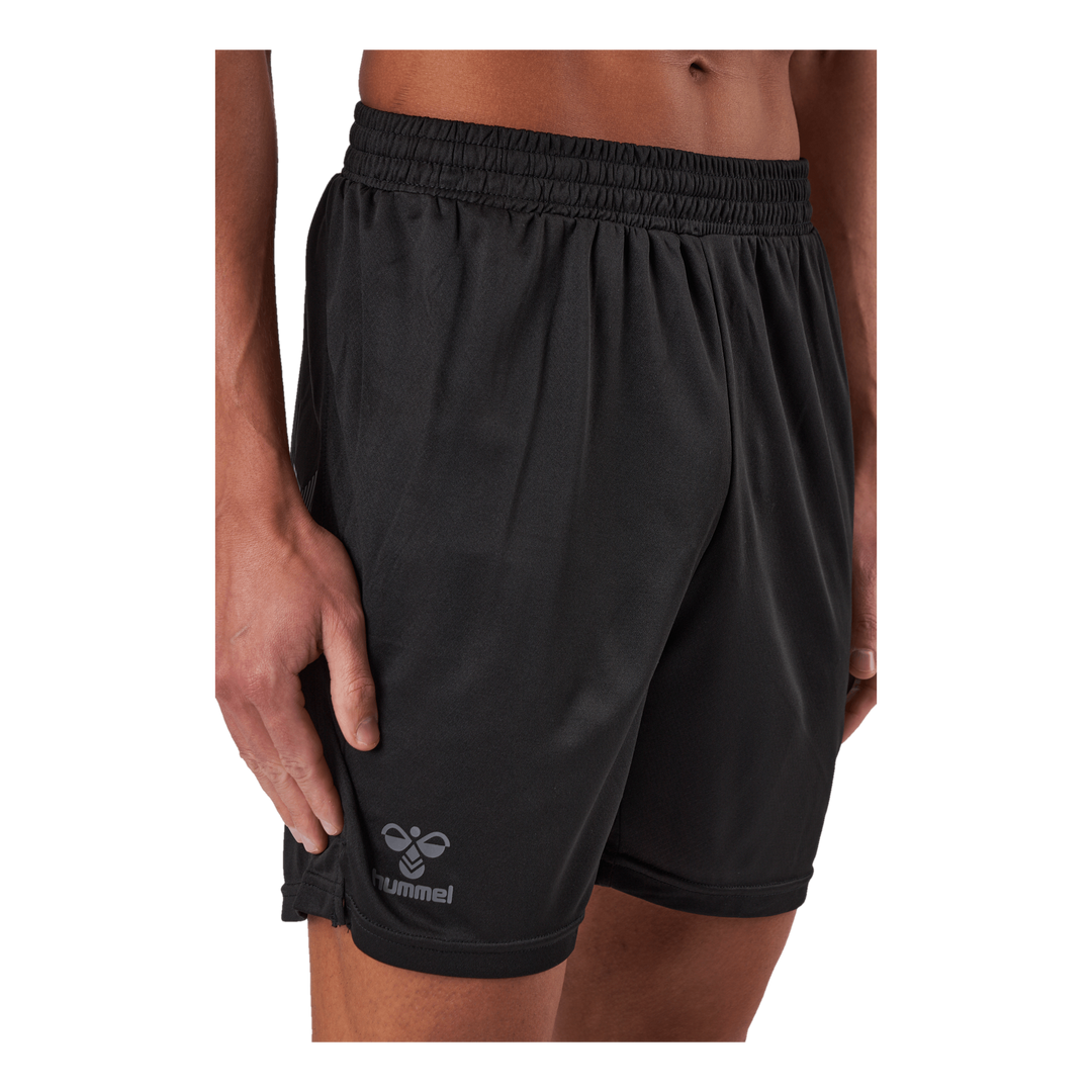 Hmlongrid Poly Shorts Jet Black/forged Iron