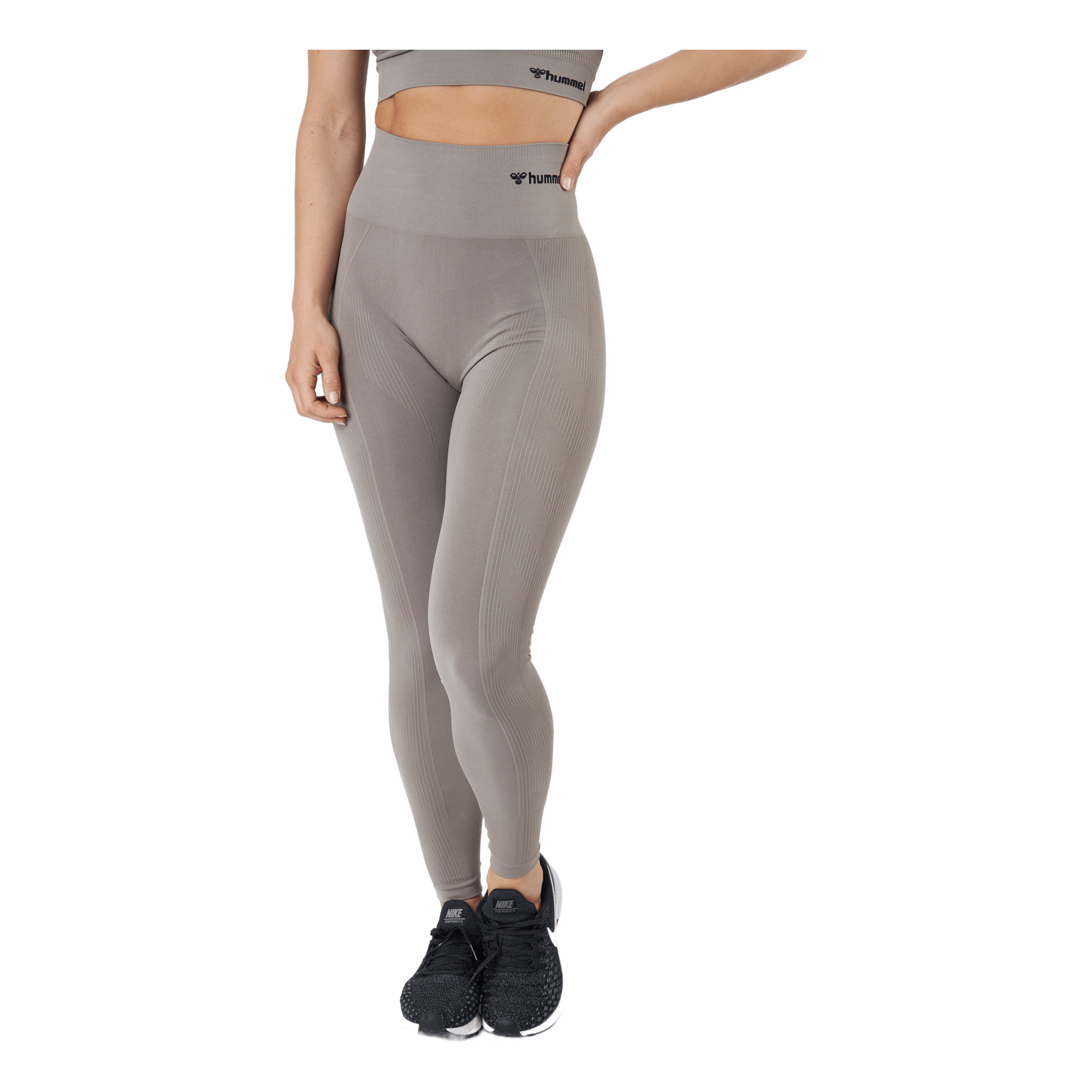 Hummel Hmltif Seamless High Waist Tig Driftwood –