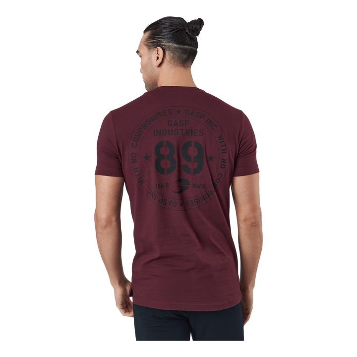89 Classic Tap Tee Maroon