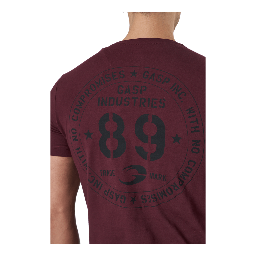 89 Classic Tap Tee Maroon