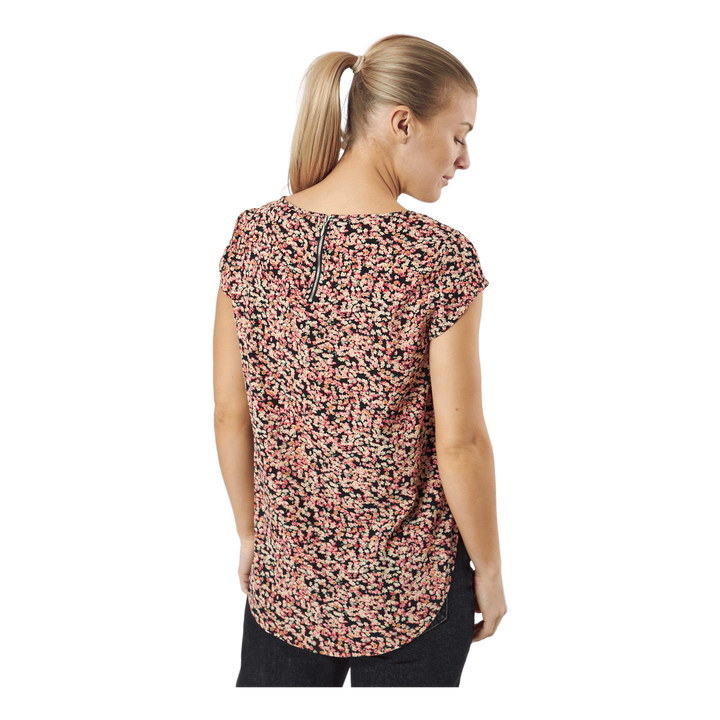 Onlvic Ss Aop Top Ptm Black