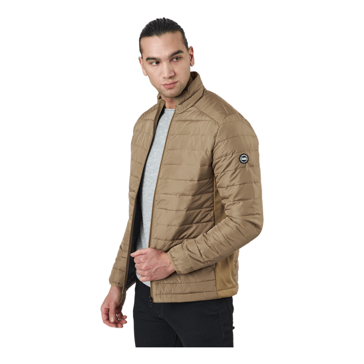 Jjeace Spring Puffer Collar Sn Elmwood