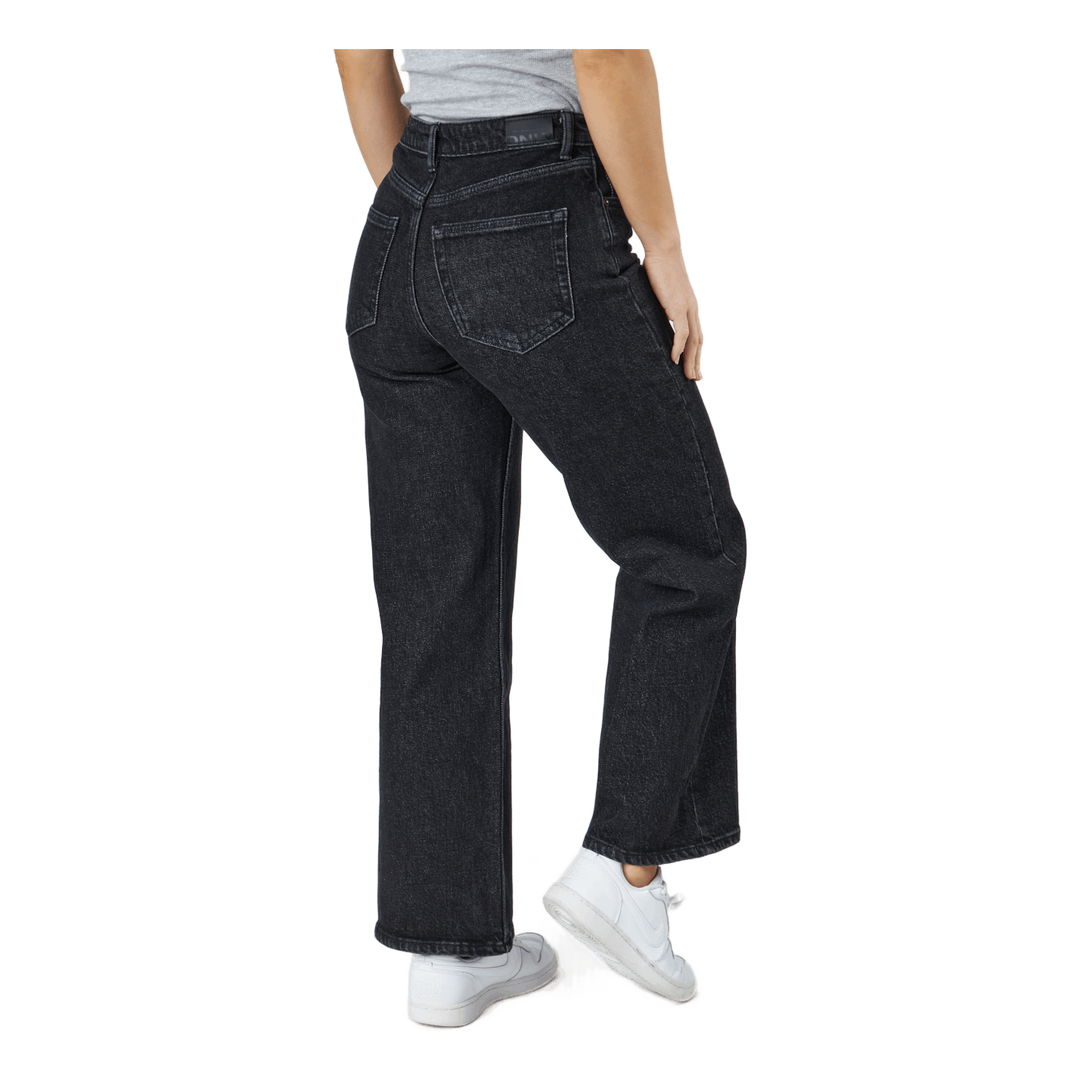 Onljuicy Hw Wide Leg Rea244 No Black Denim
