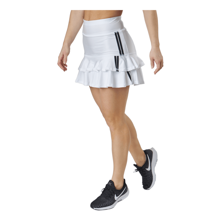 Frida Frill Skirt White