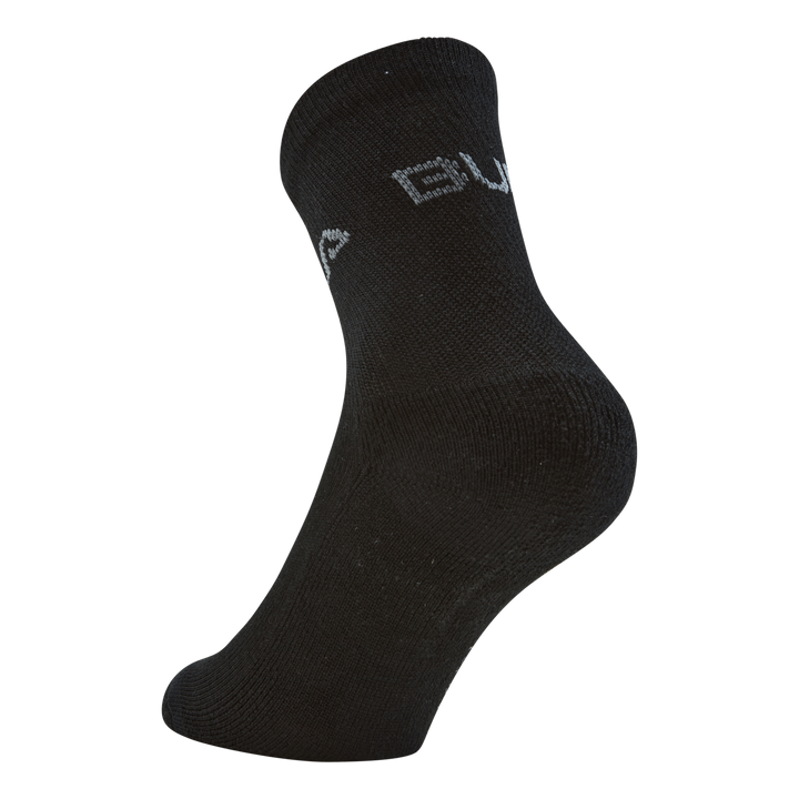 Junior 2pk Wool Sock Black