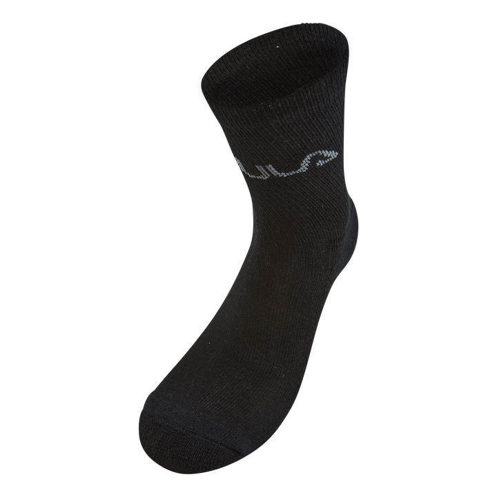 Junior 2pk Wool Sock Black