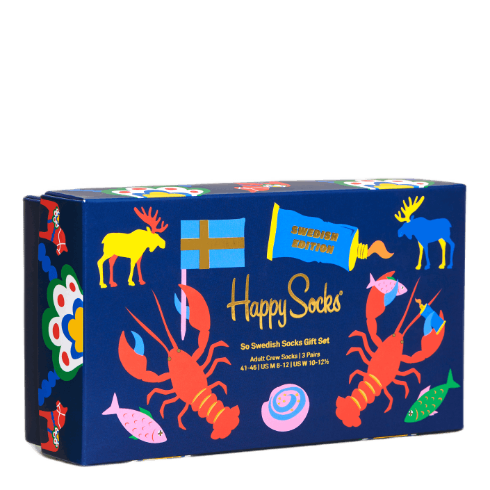 3-pack So Swedish Socks Gift S 200