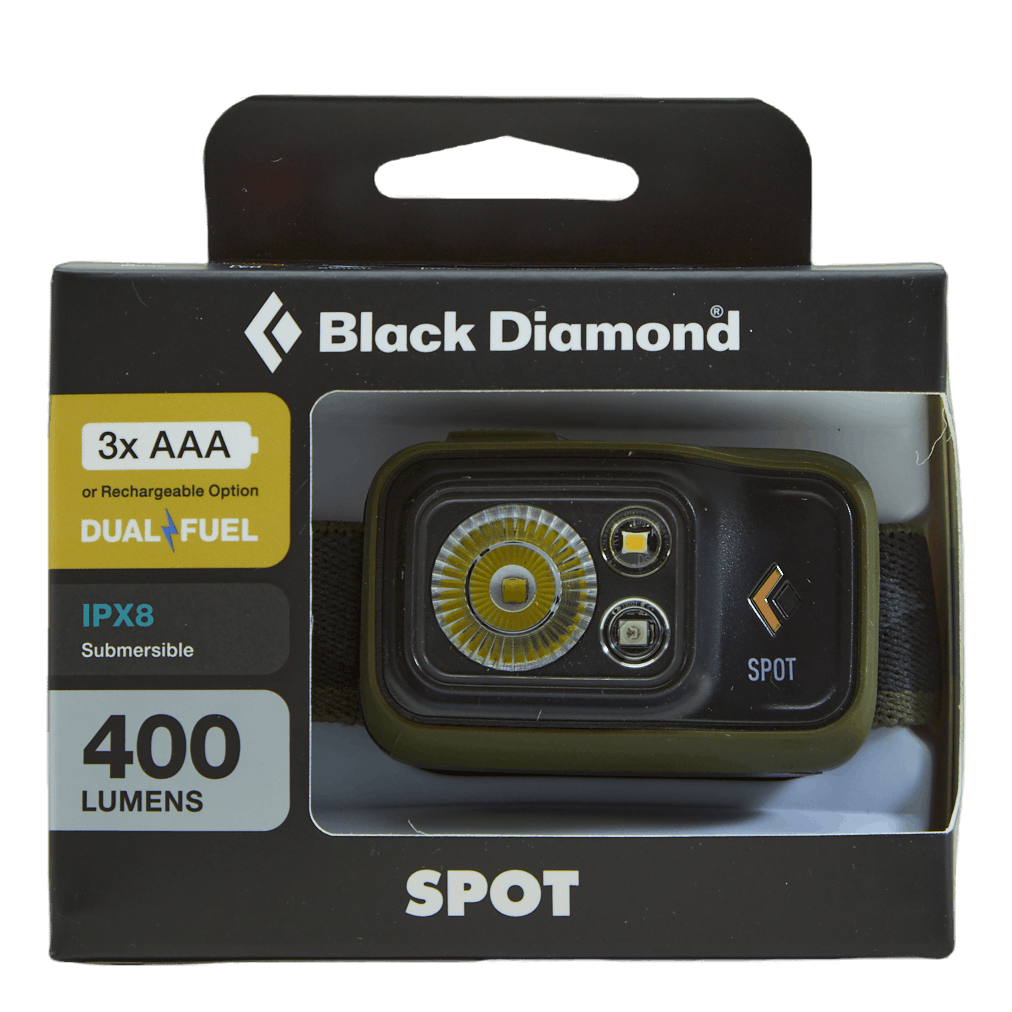 Black Diamond Spot 325 Headlamp - 325 Lumen Outdoor Headlight For Hiking & Camping