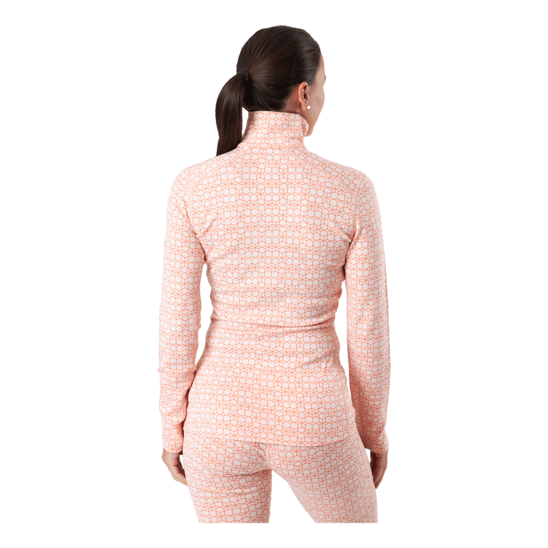 Women 250 Vertex Ls Half Zip A Snow/flash/j