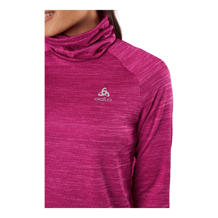 Mid Layer Run Easy Warm Festival Fuchsia Melange