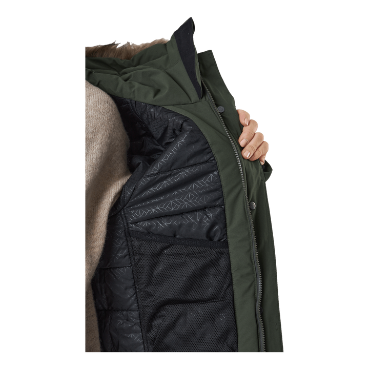 Erika Wns Parka 3 Green