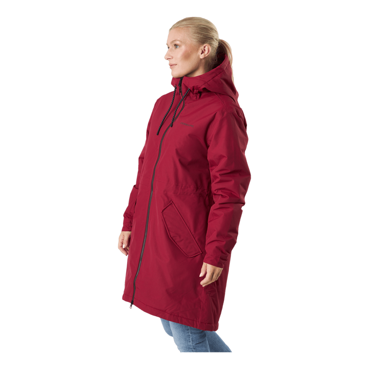 Marta-lisa Wns Parka Red