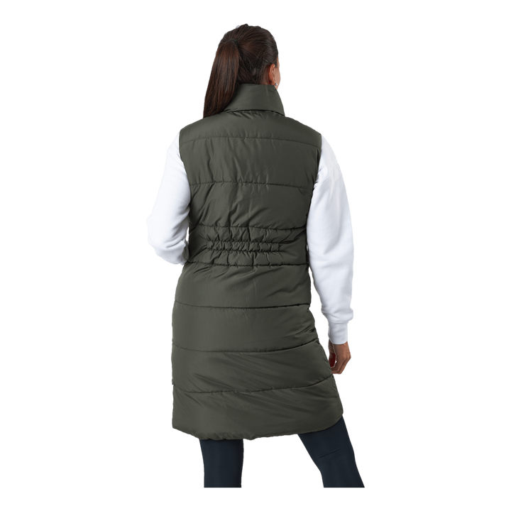 Elmira Reco Waistcoat Dark Olive