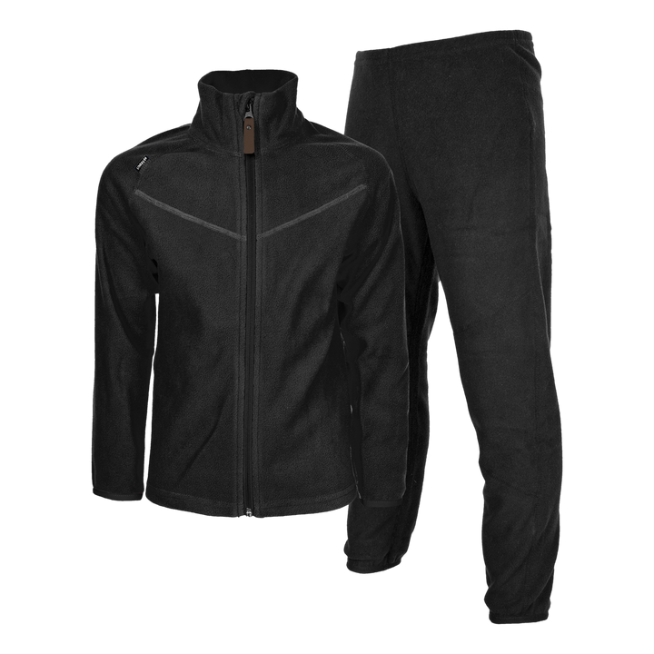 Umeå Fleece Set Black