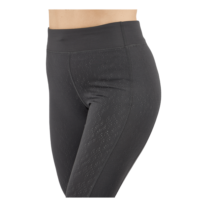 Run Reflective Tights Black/grey/silver