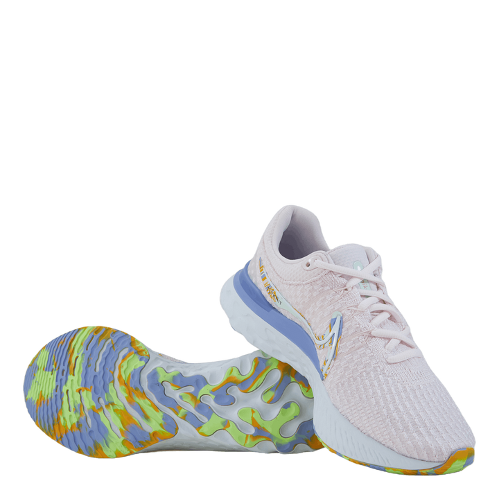 W React Infinity Run Fk 3 Prm Light Soft Pink/white-universi