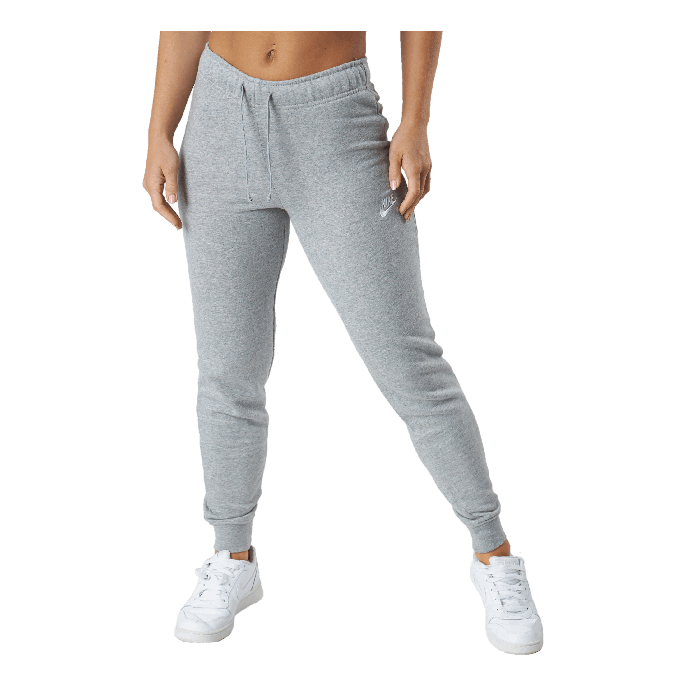 Ladies grey top nike joggers