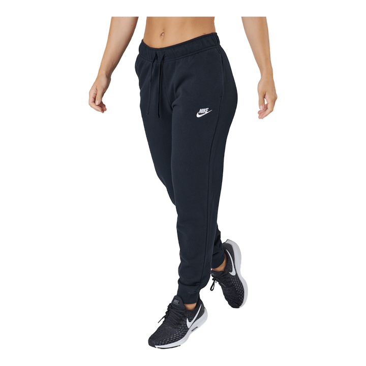 Sportswear Club Fleece Women's Mid-Rise Joggers BLACK/WHITE