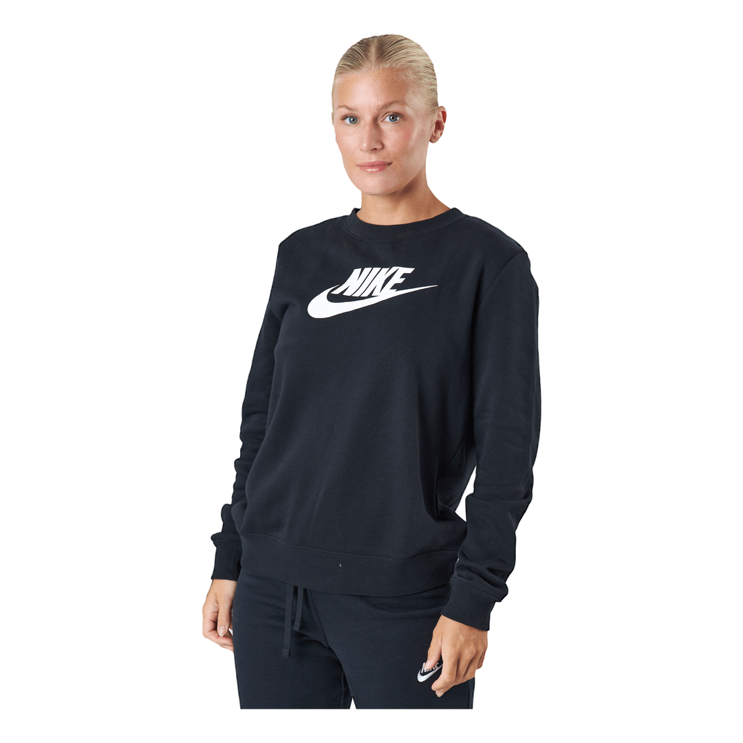 Sportswear Club Fleece Women's Crew BLACK/WHITE