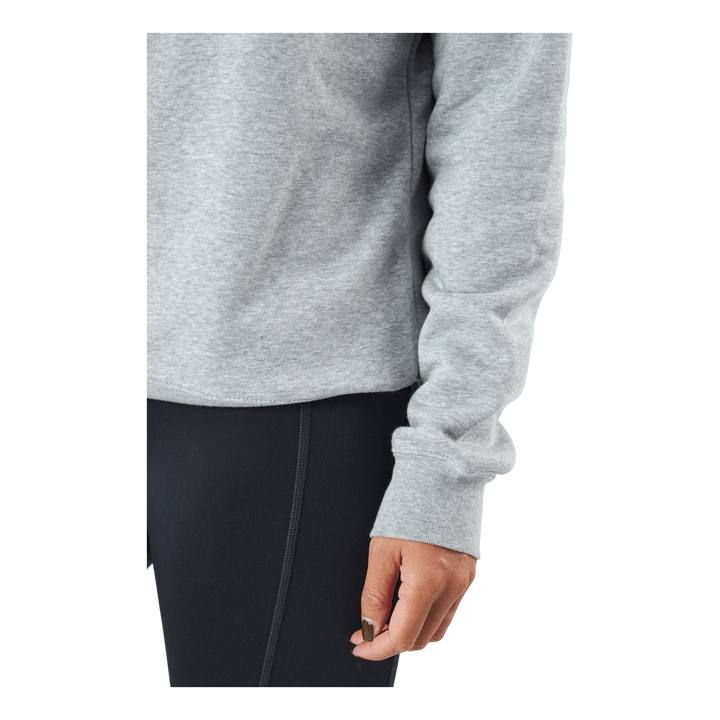 Sportswear Club Fleece Women's Crew DK GREY HEATHER/WHITE