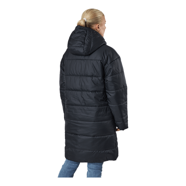 W Nsw Syn Tf Rpl Hd Parka Black/black/white
