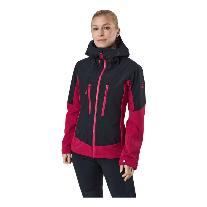 Pallas W Ii Warm Hybrid Jacket Cerise Pink - Black