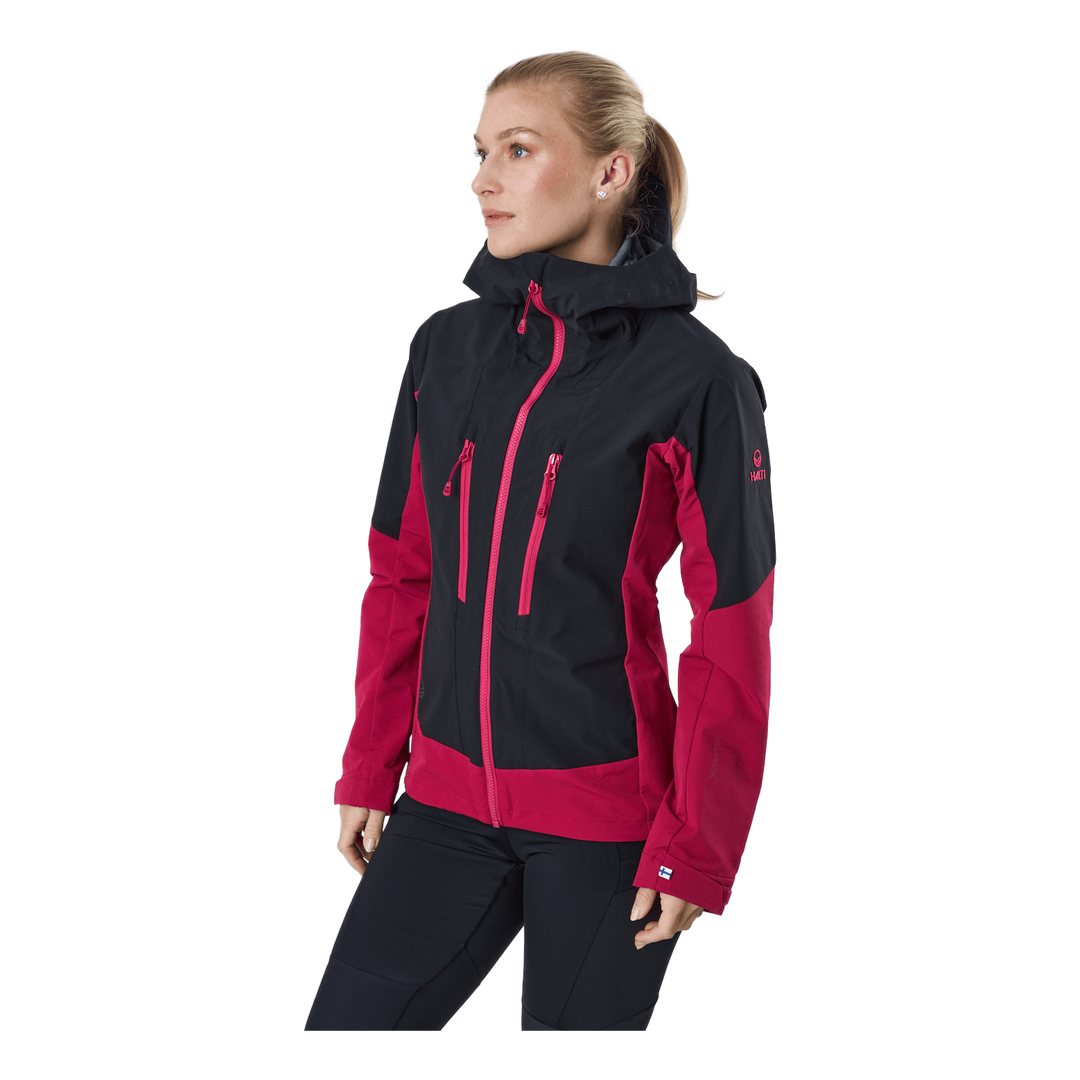 Pallas W Ii Warm Hybrid Jacket Cerise Pink - Black