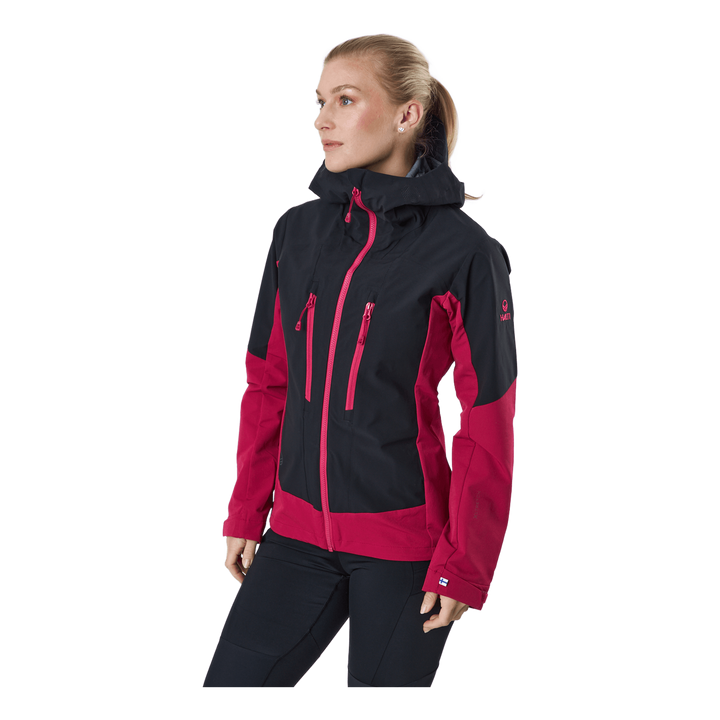 Pallas W Ii Warm Hybrid Jacket Cerise Pink - Black