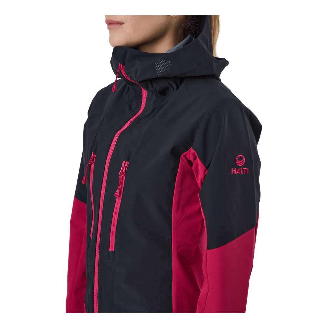 Pallas W Ii Warm Hybrid Jacket Cerise Pink - Black