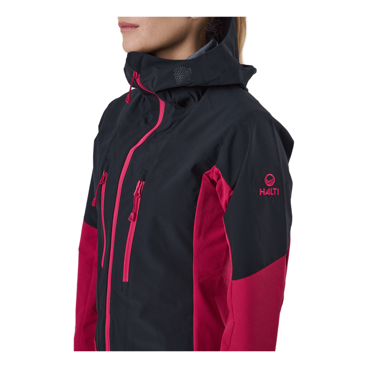 Pallas W Ii Warm Hybrid Jacket Cerise Pink - Black
