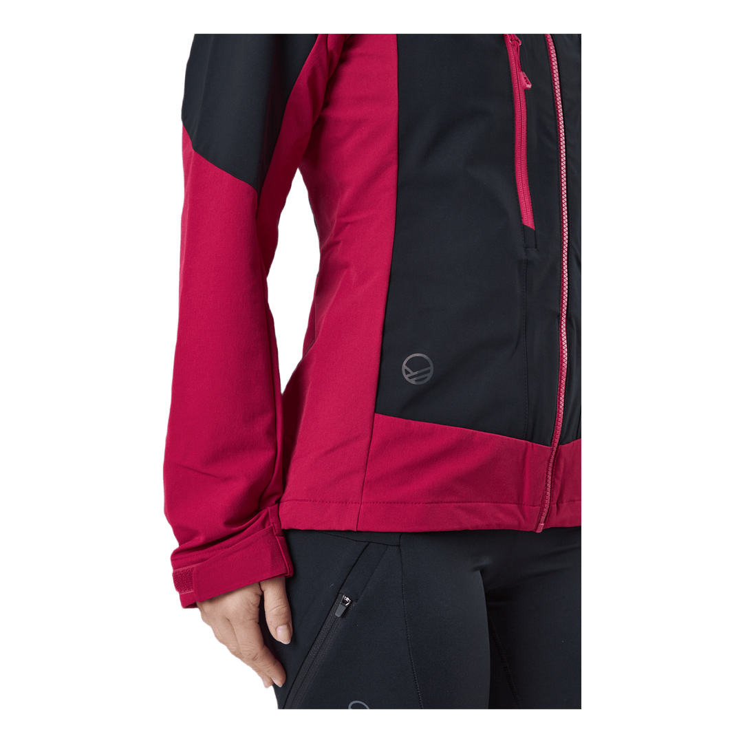 Pallas W Ii Warm Hybrid Jacket Cerise Pink - Black