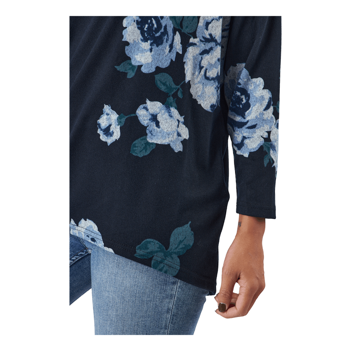 Onlelcos 4/5 Aop Top Jrs Noos Black