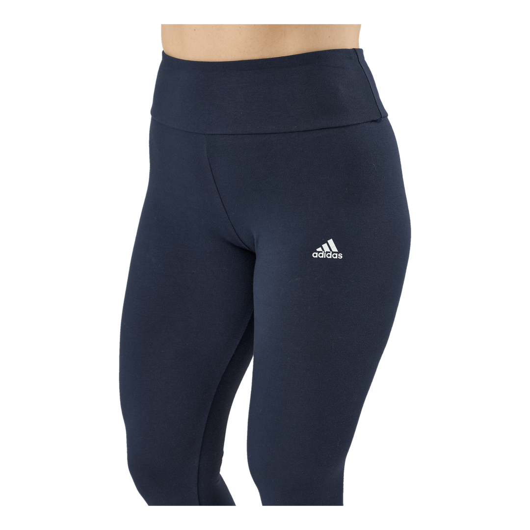 ESSENTIALS HIGH-WAISTED LOGO LEGGINGS Legend Ink / White