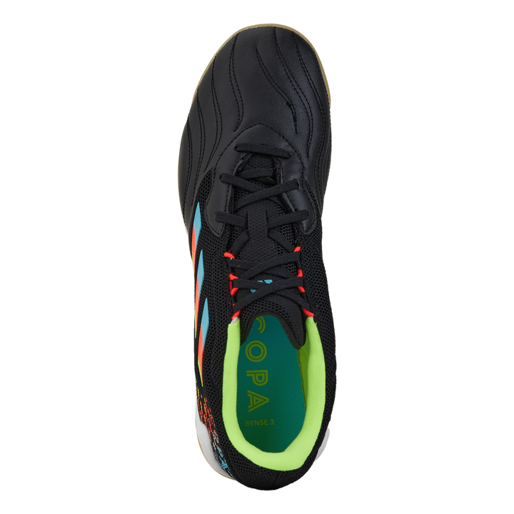 Copa Sense.3 Indoor Boots Core Black / Bright Cyan / Team Solar Yellow