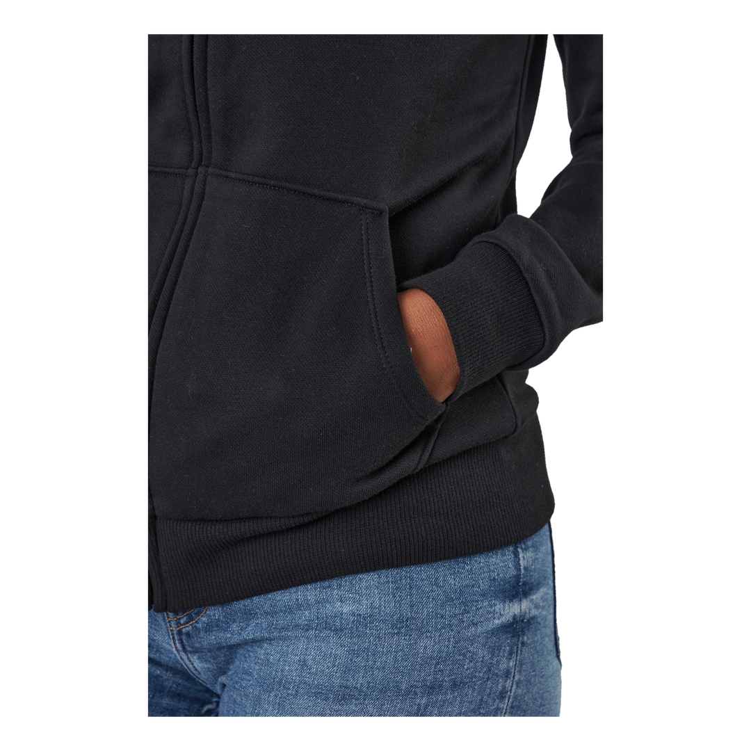 Ess Small Logo Full-zip Hoodie Puma Black-cat