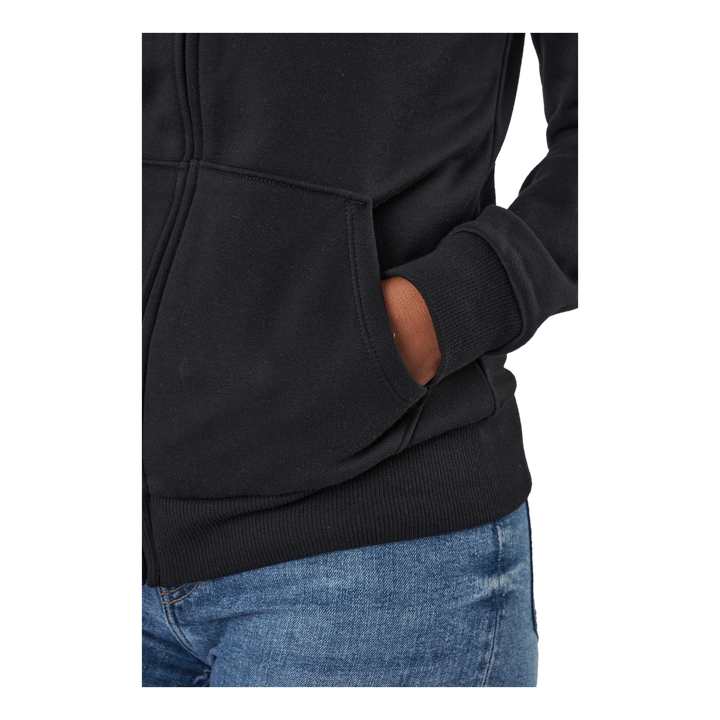 Ess Small Logo Full-zip Hoodie Puma Black-cat