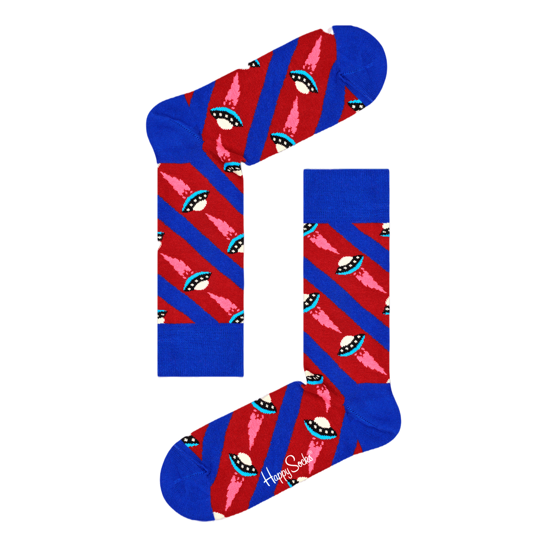 4-pack Navy Socks Gift Set Burgundy