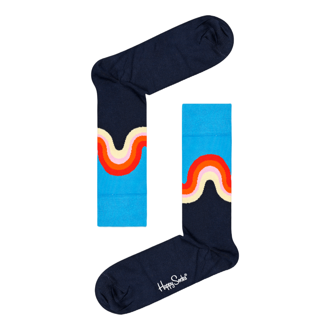 4-pack Navy Socks Gift Set Burgundy